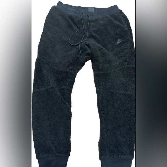 Nike Other - Nike Jogger Tech Icon Sherpa Fleece Men's Pants Black AQ2769-010 Size XXL